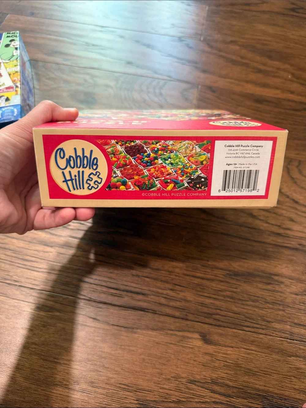 Two like new- 1000-Piece puzzles. Disney movie posters & Candy bowls